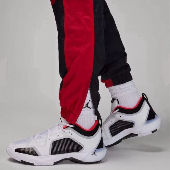 Jordan DX9373-013 Men's Sz M Black/Red Sport Jam Warm-Up Nylon Pants - Picture 14 of 14